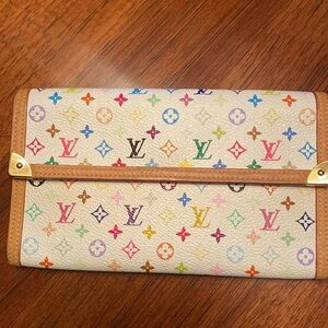 Louis Vuitton White Monogrammed multicolor, Sarah, white